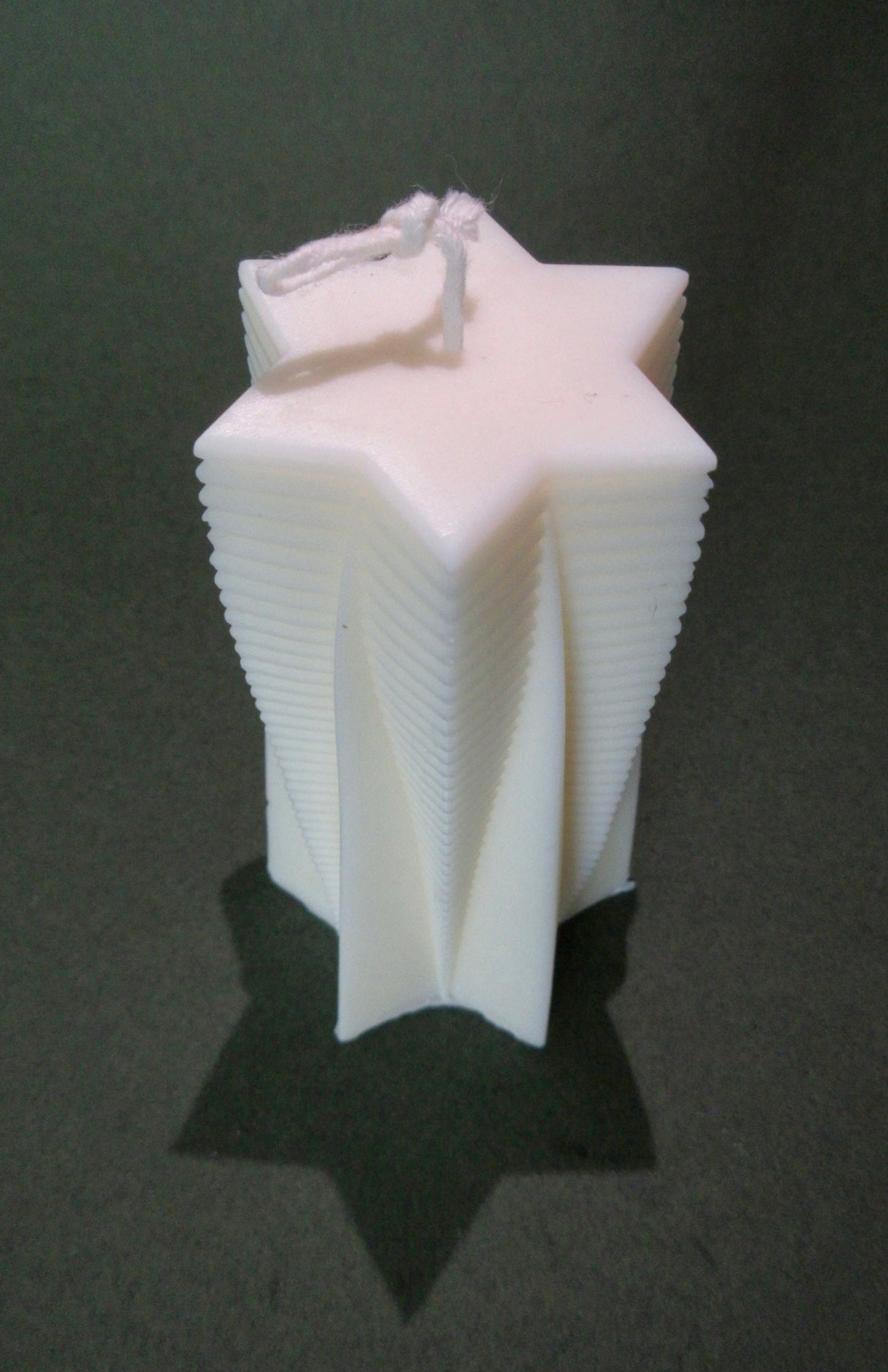 Biodegradable Star Prism Design Candle
