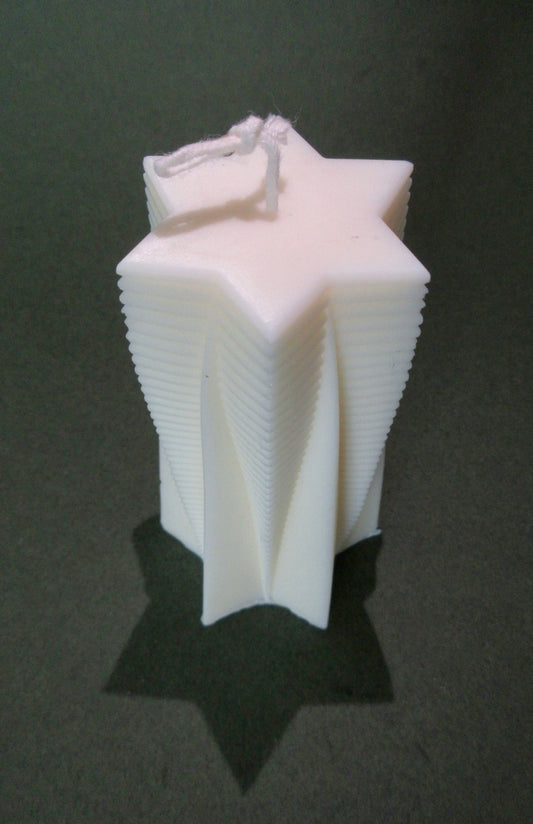 Biodegradable Star Prism Design Candle