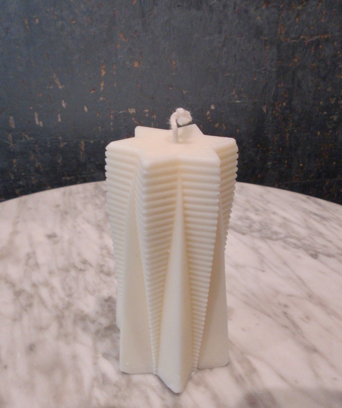 Biodegradable Star Prism Design Candle