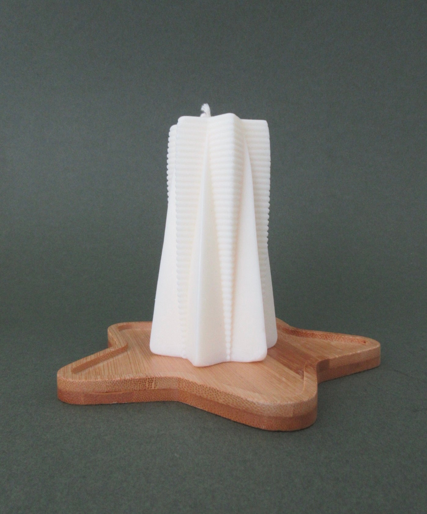 Star Bamboo Candle Holder